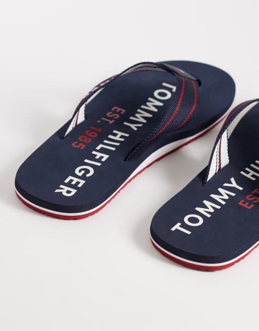 Tommy Hilfiger - Tongs de plage style sport - Bleu marine, 4 de 4