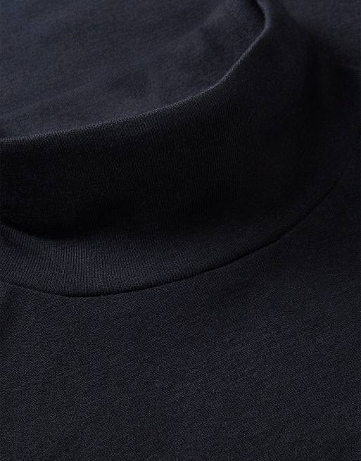 Tommy Hilfiger top sans manches en crêpe coupe slim torsadé noir, 6 de 6