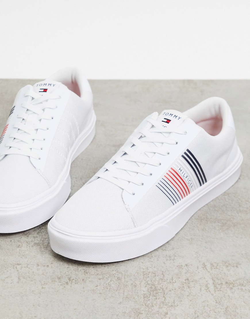 Tommy Hilfiger trainer in white with side logo