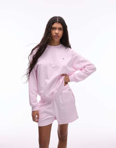 Tommy Hilfiger – Trainingsshirt in Hellrosa - view 1