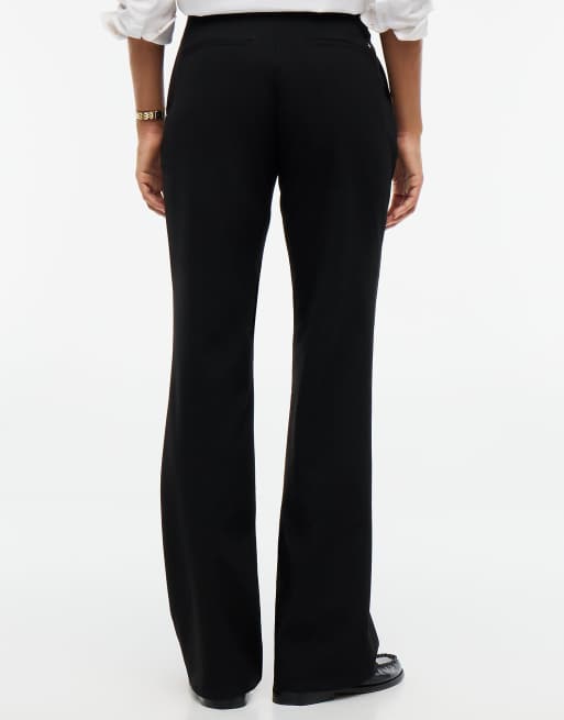 Tommy Hilfiger Travel slim bootcut trousers in black, 4 of 6