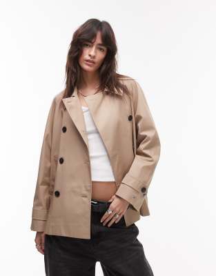 Tommy Hilfiger - Trench-coat court et imperméable - Kaki - view 1