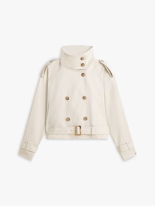 Tommy Hilfiger - Trench court déperlant - Beige, 5 de 5