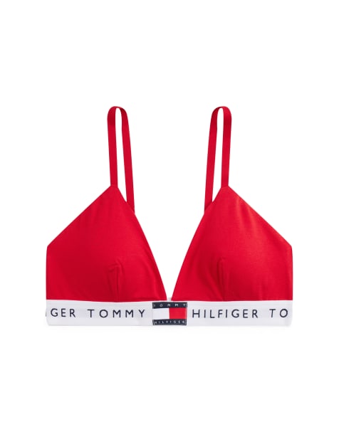 Tommy Hilfiger - Triangel bralette in rood - view 1