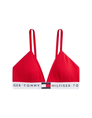 Tommy Hilfiger - Triangel-Bustier in Rot