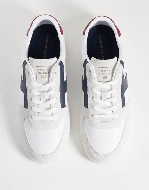 Tommy Hilfiger - Tribeca - Premium - Hvide sneakers i læder, 4 af 5
