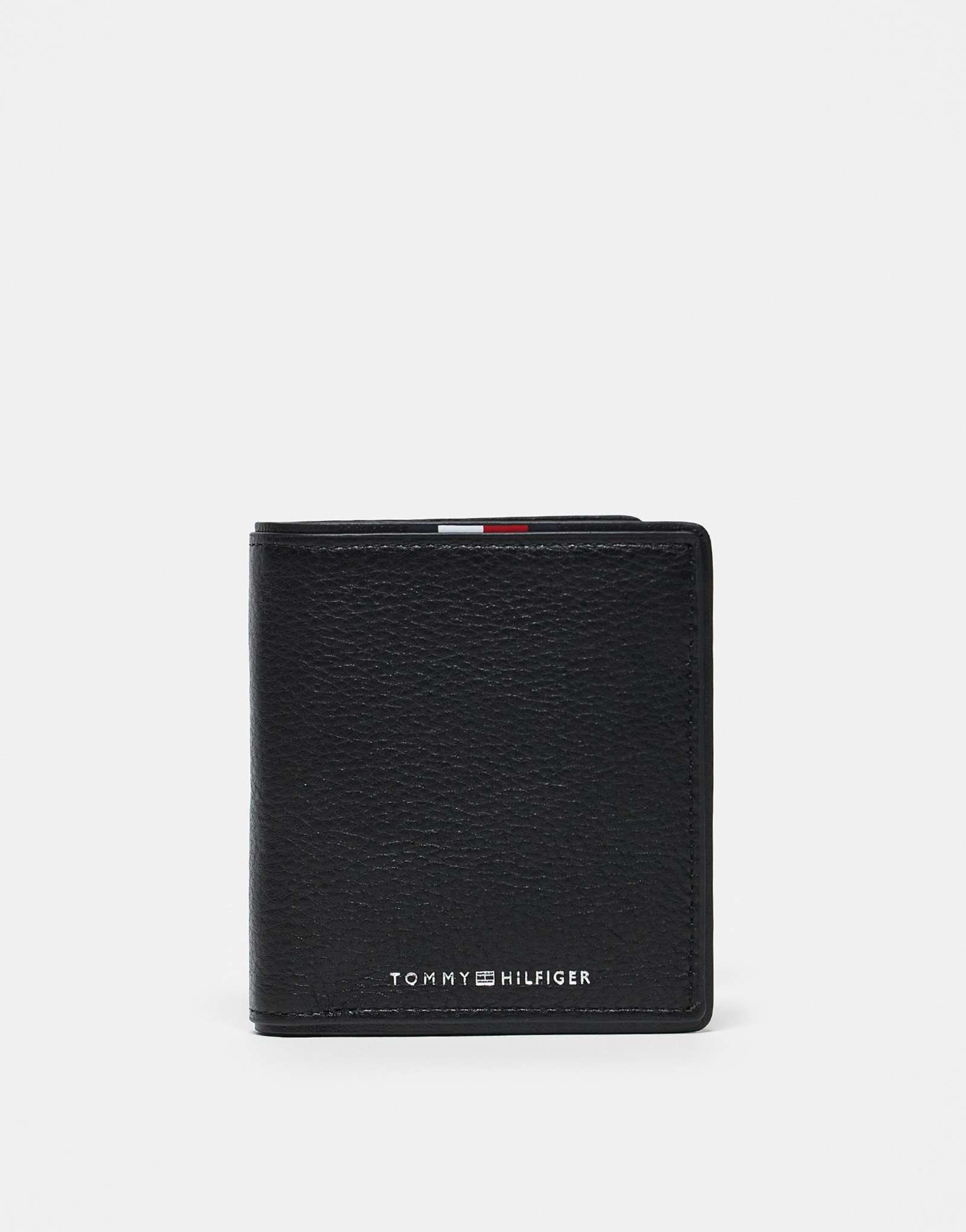 Кошелек с логотипом Tommy Hilfiger trifold черного цвета