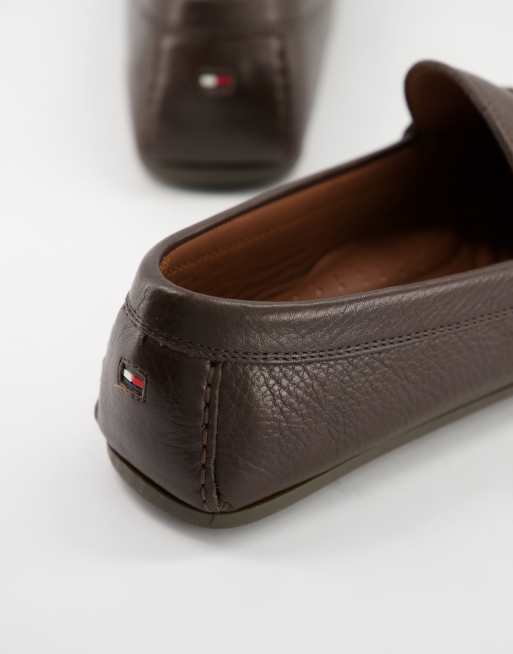 Tommy hilfiger clearance loafers brown