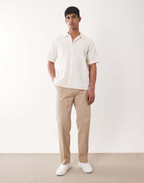 Tommy Hilfiger trousers co-ord in beige - view 1