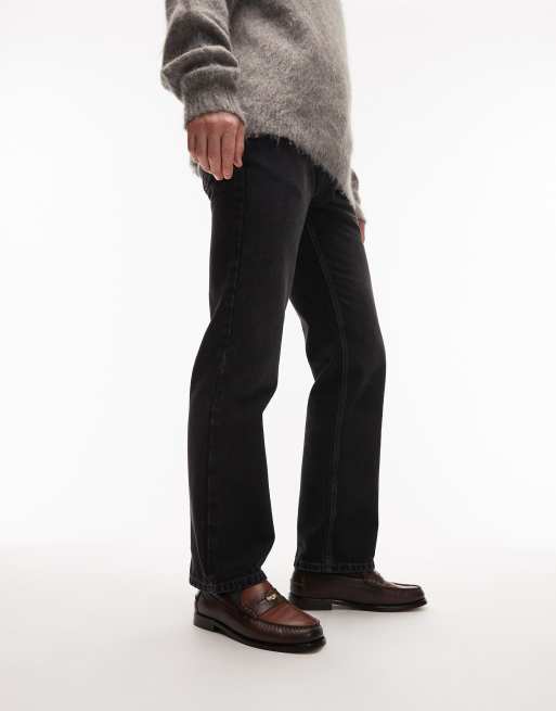 Tommy Hilfiger two tone penny loafers in brown | ASOS display picture 2