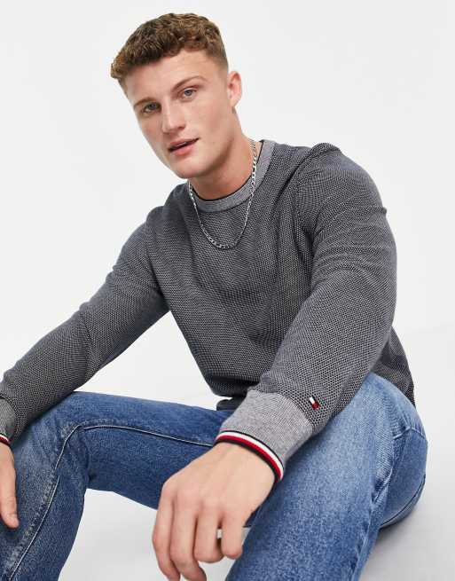 Tommy Hilfiger two tone structure jumper