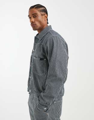 Tommy Hilfiger Type 1 Indigo Stripe Denim Jacket Co-ord In Multi