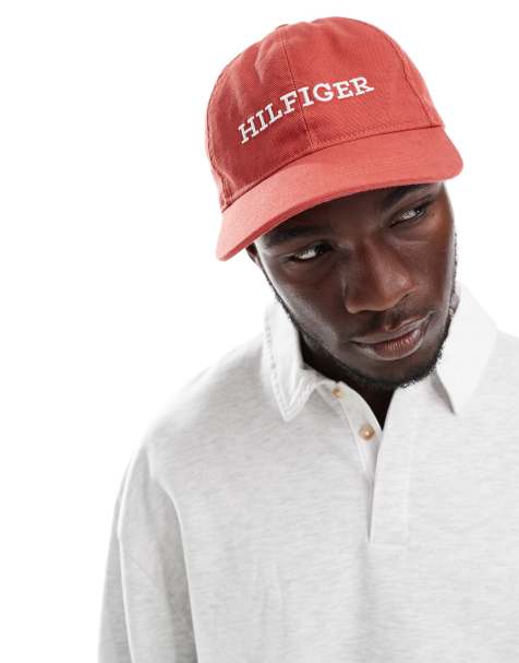 Tommy Hilfiger – Type – Terrakottaröd keps med logga - view 1