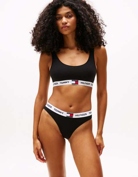 Tommy Hilfiger – Ungefüttertes Bustier in Schwarz - view 1
