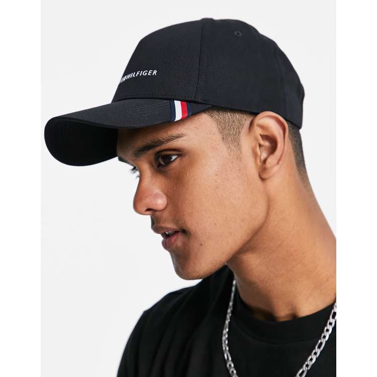 black Tommy ASOS uptown | cap in logo with Hilfiger