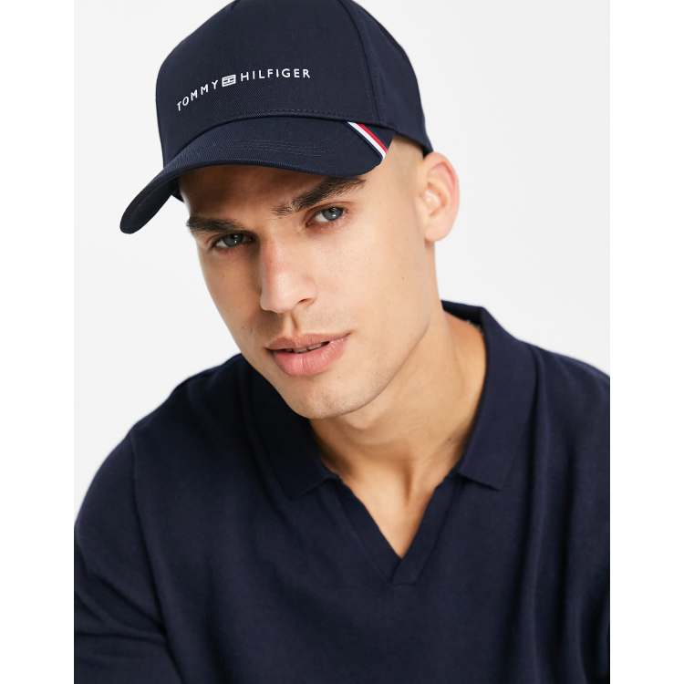 Tommy Hilfiger logo uptown in cap | ASOS navy with