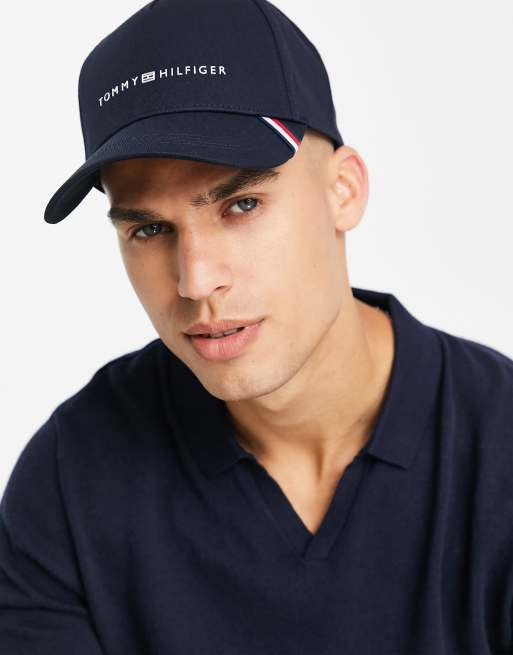 Tommy Hilfiger uptown cap with logo in navy ASOS