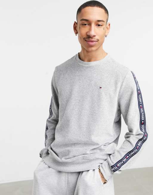 Tommy hilfiger taped store sweatshirt grey