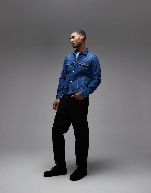 Tommy Hilfiger - Veste en jean style camionneur - Bleu moyen délavé, 2 de 5