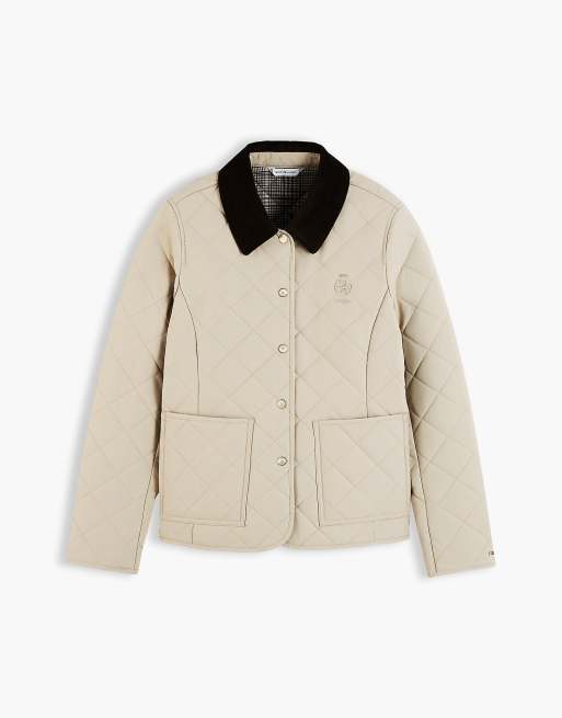Tommy Hilfiger veste slim matelassée à losanges en silt, 5 de 6