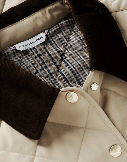 Tommy Hilfiger veste slim matelassée à losanges en silt, 6 de 6