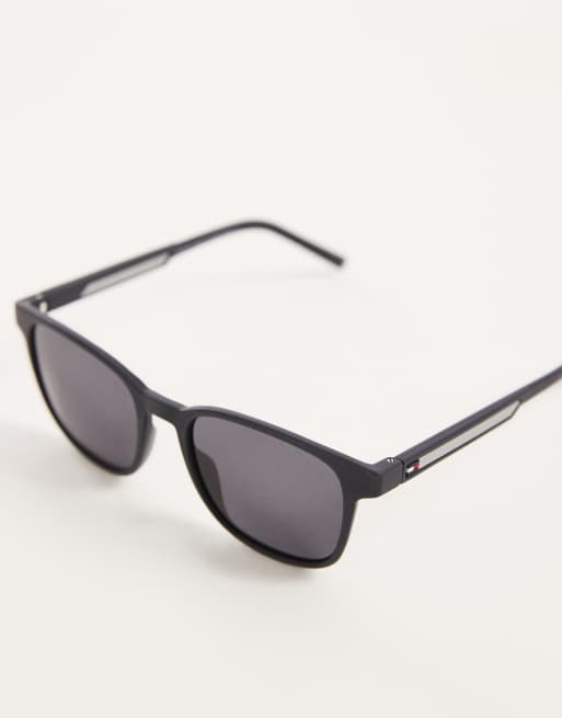 Tommy Hilfiger - Vierkante zonnebril in blauw/grijs , 2 van 3