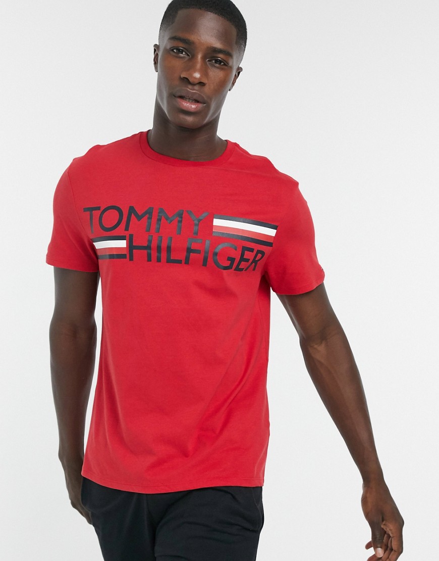 Tommy Hilfiger villa t-shirt-Red