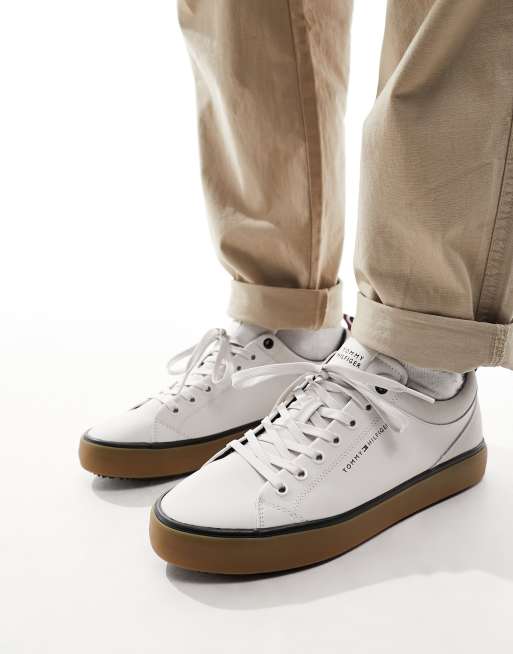 Tommy hilfiger hot sale khaki trainers