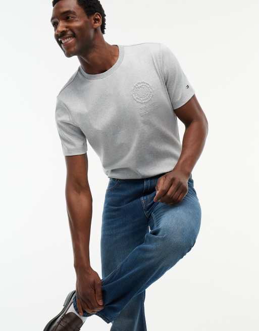 Tommy Hilfiger Warren faded bootcut jeans in ron indigo - dark wash, 4 of 7
