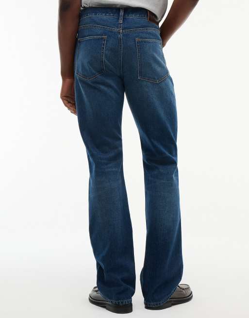 Tommy Hilfiger Warren faded bootcut jeans in ron indigo - dark wash, 6 of 7