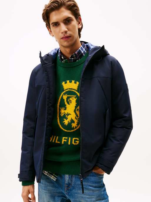 Tommy Hilfiger – Wasserabweisende Thermo-Steppjacke in Olivgrün