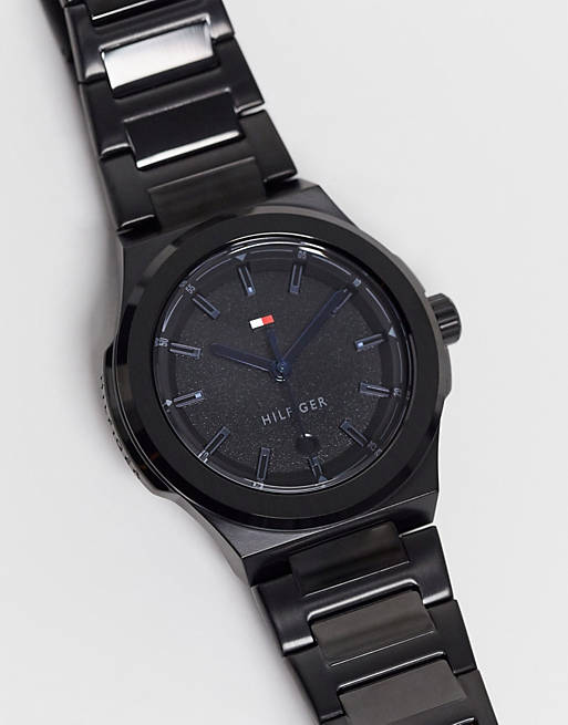 spyd lysere Dom Tommy Hilfiger Watches watch with black strap | ASOS