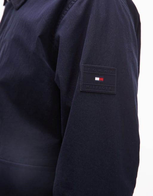 Tommy Hilfiger Water repellent corduroy collar jacket in khaki, 4 of 4