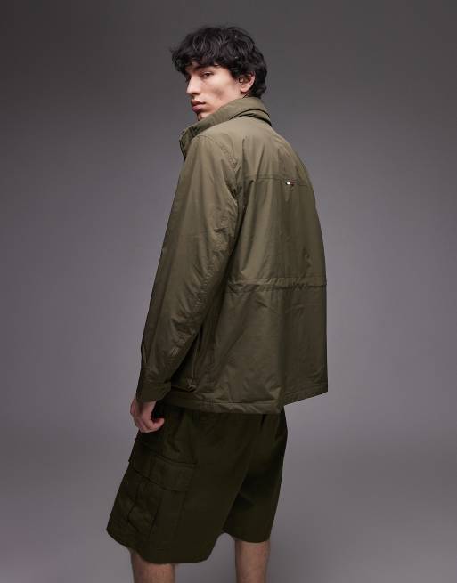 Tommy Hilfiger Water repellent packable field jacket in olive