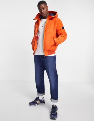 tommy hilfiger orange vest