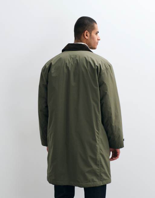 Tommy Hilfiger wattierter Mantel in Khaki, 4 von 5
