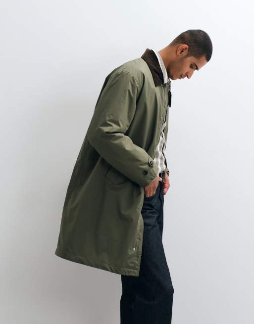 Tommy Hilfiger wattierter Mantel in Khaki, 5 von 5
