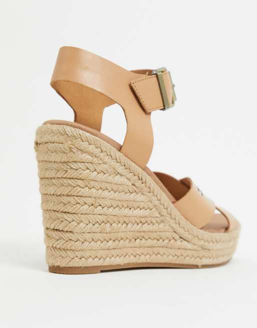 Tommy hilfiger wedges on sale beige