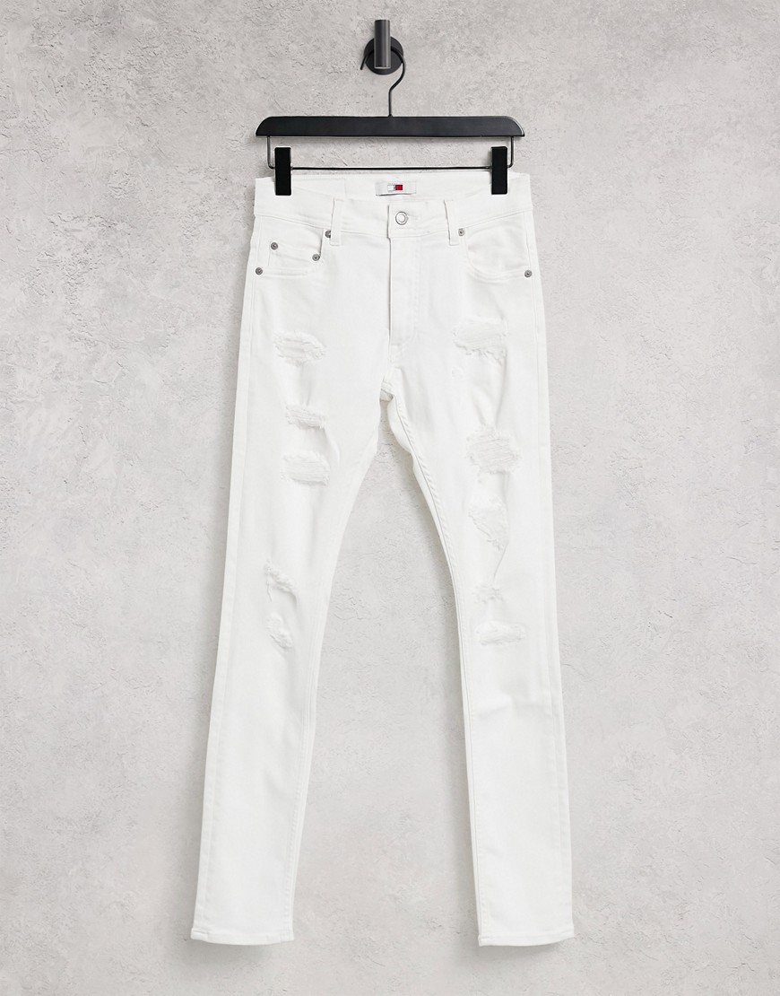 Tommy Hilfiger white denim jeans