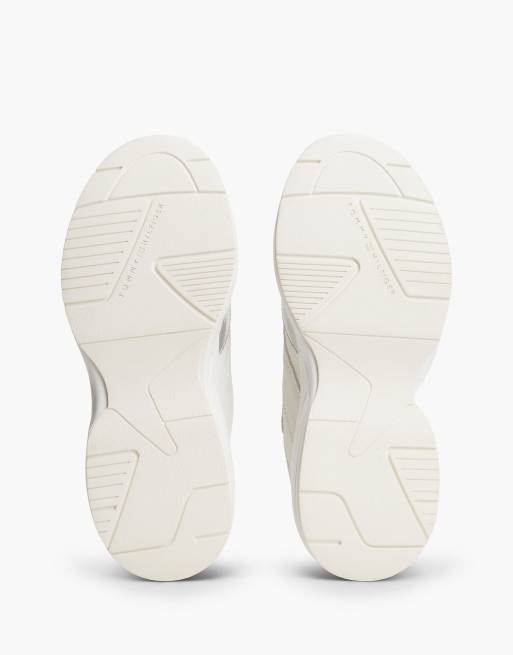 Tommy Hilfiger Wildleder-Sneaker mit TH-Monogramm in Weiß, 5 von 7