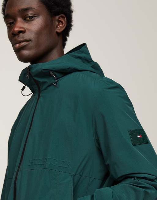 Green tommy cheap hilfiger windbreaker