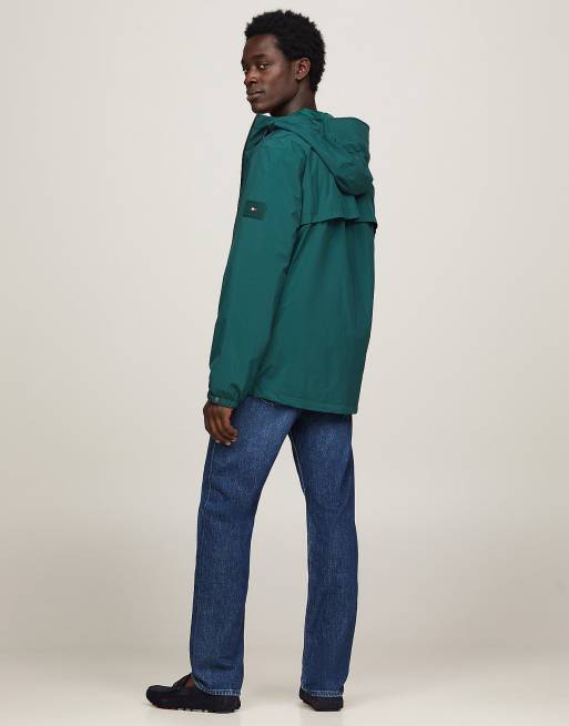 Green tommy 2024 hilfiger windbreaker