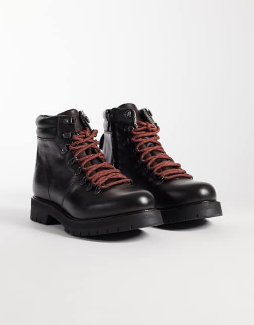 Tommy Hilfiger Windham Leder-Outdoorschuhe in Dunkelbraun, 2 von 4