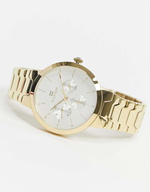 Tommy hilfiger deals womens gold watch