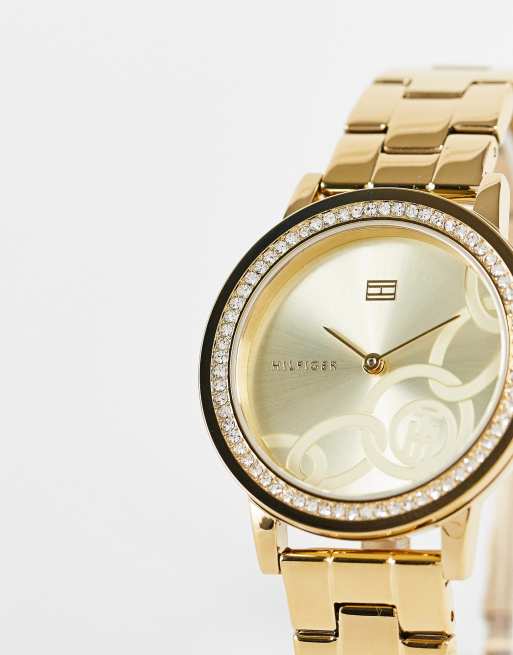 Tommy Hilfiger women's bracelet watch in gold 1782437, 2 of 4