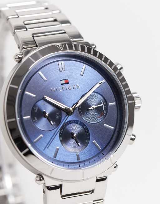 tommy hilfiger ladies watch silver