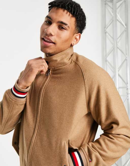 Tommy Hilfiger wool ivy jacket in tan