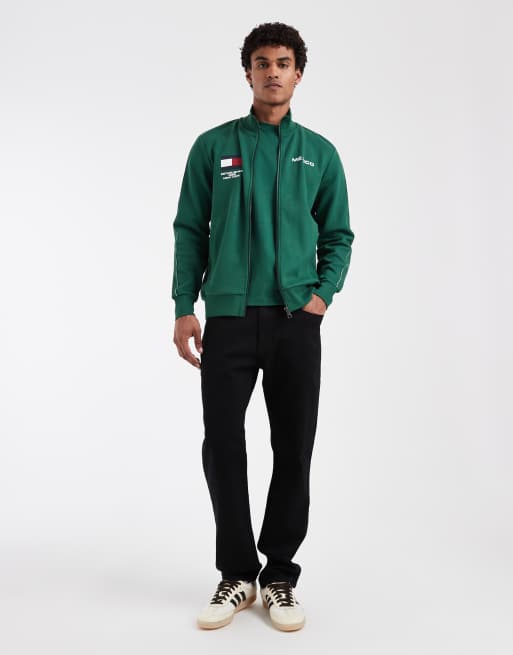 Tommy Hilfiger - World Cup - Giacca sportiva verde, 3 di 5