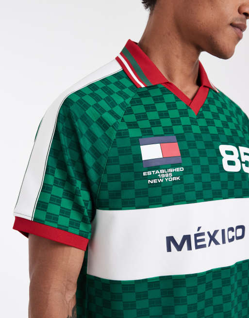 Tommy Hilfiger - World Cup - Maillot de football Mexique - Vert, 4 de 5