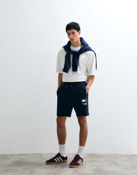 Tommy Hilfiger - World Cup - Short in marineblauw, deel van co-ord set - view 1